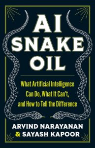 La copertina del libro. Sfondo nero, il titolo è in alto in bianco. A destra e a sinistra ci sono due disegni di due serpenti.